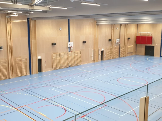 Profile of the basketball court Lärjehallen, Angered, Sweden