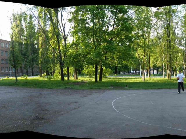 Profile of the basketball court Losevo Court, Kharkiv, Ukraine