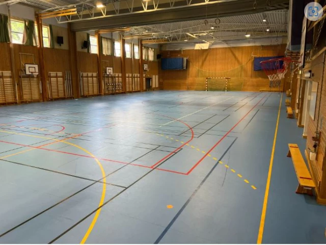 Profile of the basketball court Ekholmshallen, Linköping, Sweden