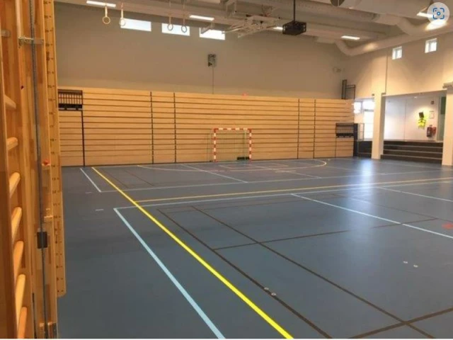 Profile of the basketball court Vallastadens skola gymnastiksal, Linköping, Sweden