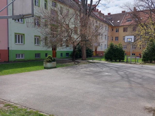 Profile of the basketball court Malá Praha, Staré Mesto, Slovakia