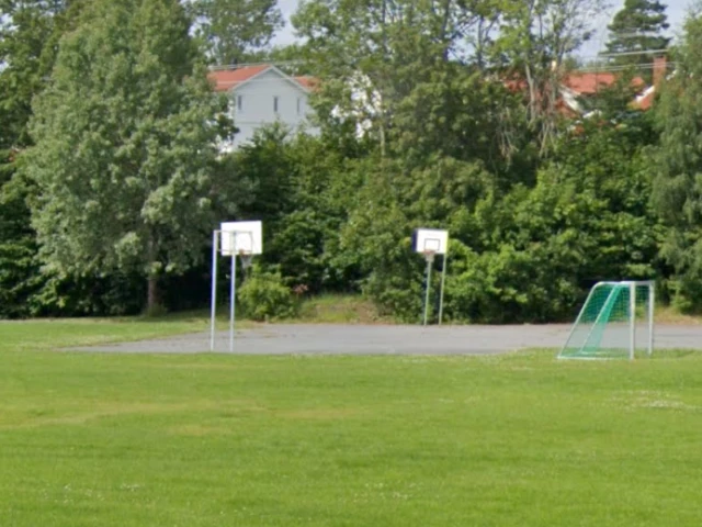 Profile of the basketball court Gjettum skole, Gjettum, Norway