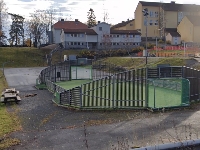 Profile of the basketball court Haslum skole Multicourt, Bekkestua, Norway