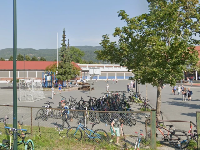 Profile of the basketball court Mjøndalen skole, Mjøndalen, Norway