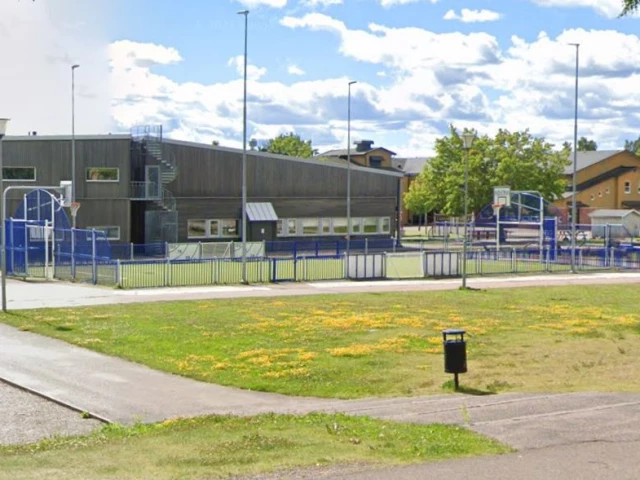 Profile of the basketball court Sannerudsskolan multiplan, Kil, Sweden