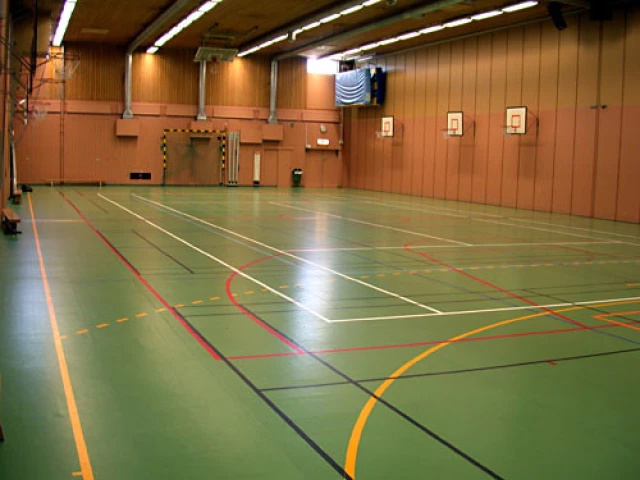Profile of the basketball court Dragonskolan Gymnastikhallar, Umeå, Sweden