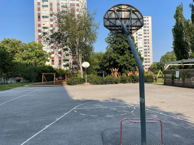 Profile of the basketball court Näsbydal, Täby, Sweden