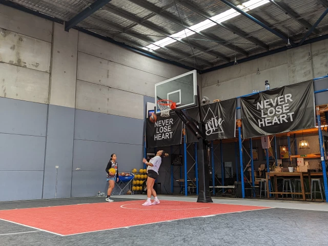 Profile of the basketball court The Hustle Society, Minchinbury, Australia