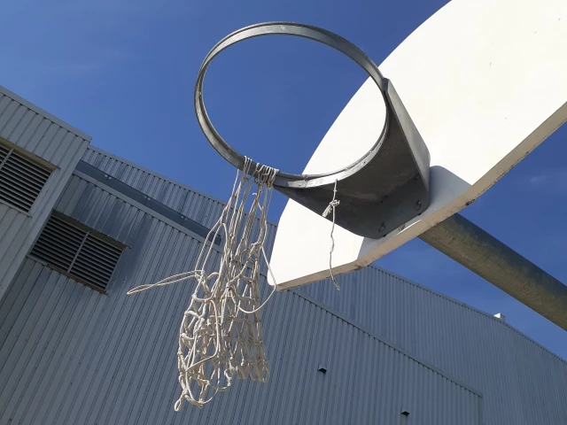 Profile of the basketball court Winnipeg Playfield, Thunder Bay, Canada