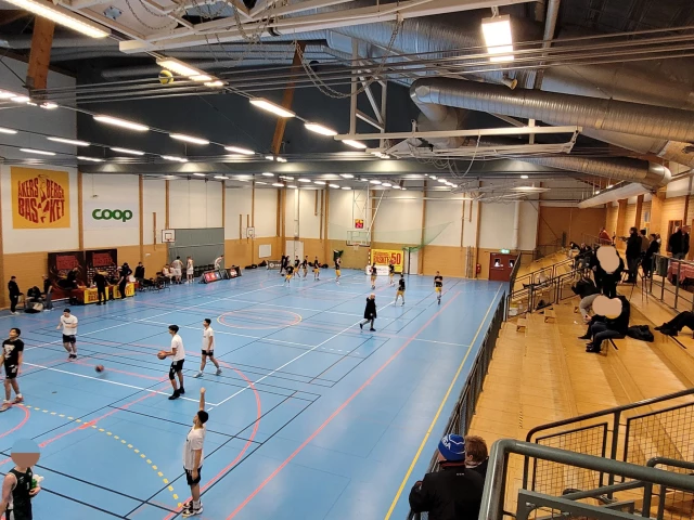 Profile of the basketball court Åkersberga Sporthall - Österåkers Sportcentrum, Åkersberga, Sweden
