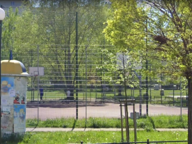 Profile of the basketball court Lasek Brzozowy, Warszawa, Poland