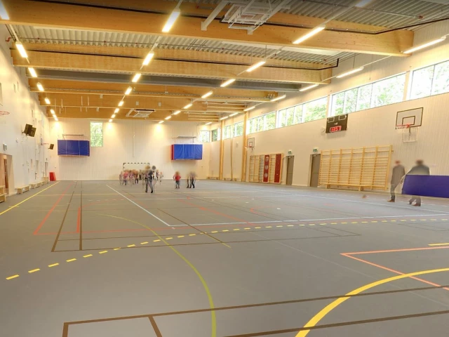 Profile of the basketball court Billingeskolans Sporthall, Skövde, Sweden