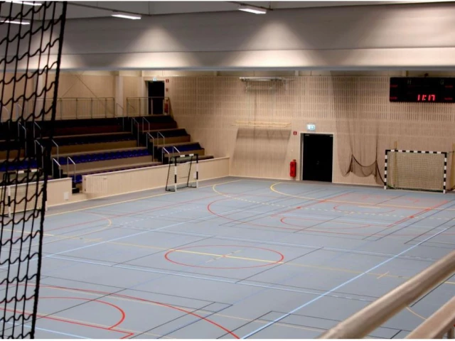 Profile of the basketball court Kavelbrohallen, Skövde, Sweden