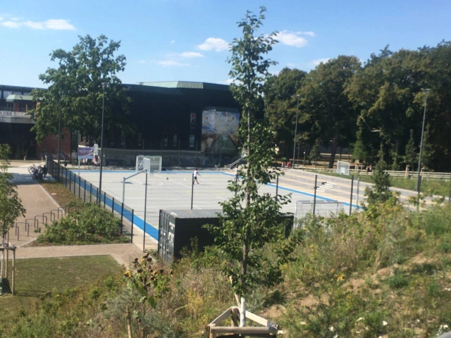 Profile of the basketball court VHS Sportpark, Dorsten, Germany