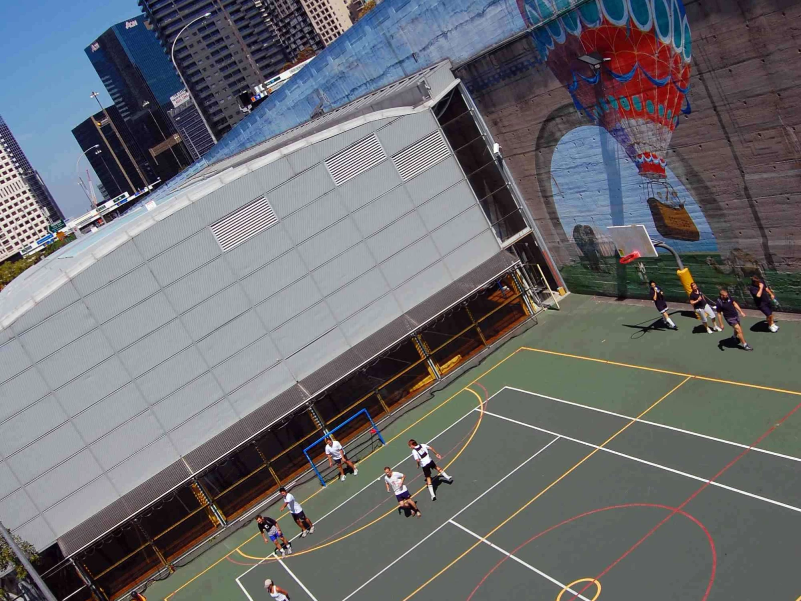 Sydney Basketball Court Sydney Harbour Bridge Courts of the World