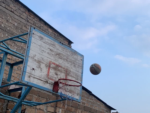 Profile of the basketball court 5rd school court, Charentsavan, Armenia