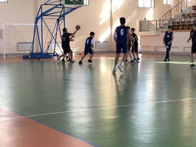 Profile of the basketball court Charencavan basketball team court, Charentsavan, Armenia