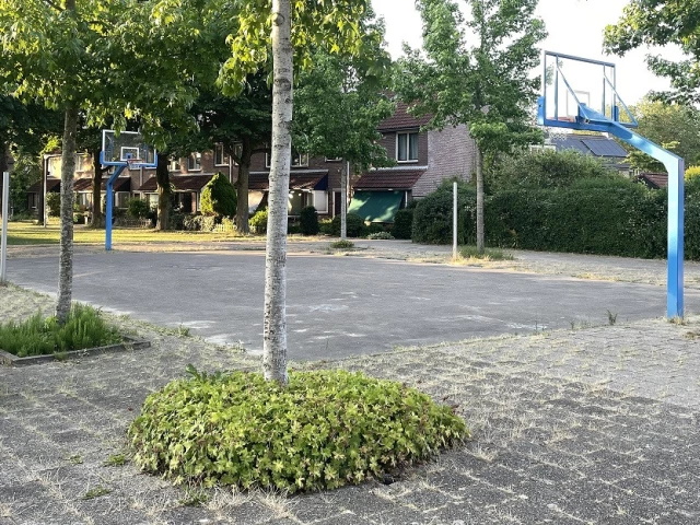Profile of the basketball court Basketbalveld Sijsjeshaag, Houten, Netherlands