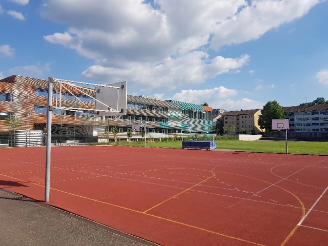Profile of the basketball court Lettenweg, Basel, Switzerland