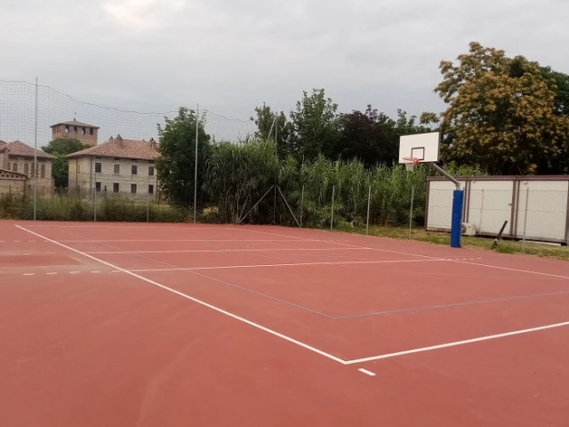 Profile of the basketball court Campetto di Argine, Bressana Bottarone, Italy