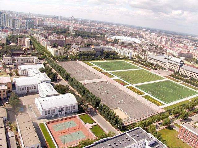 Profile of the basketball court Harbin Engineering University, Harbin, China