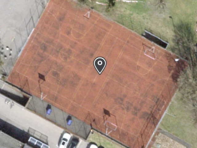 Profile of the basketball court Obstadtschulhaus, Walenstadt, Switzerland