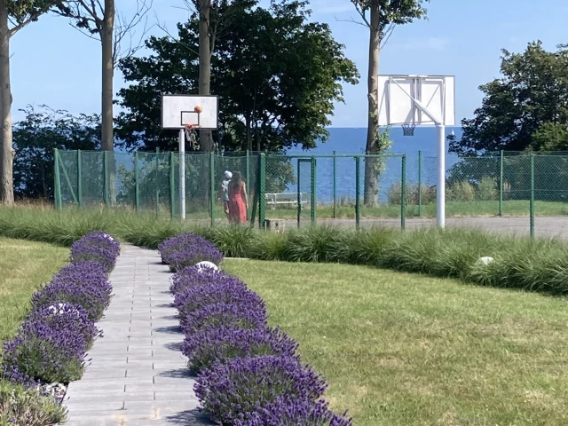 Profile of the basketball court Faltom hotel, Swarzewo, Poland