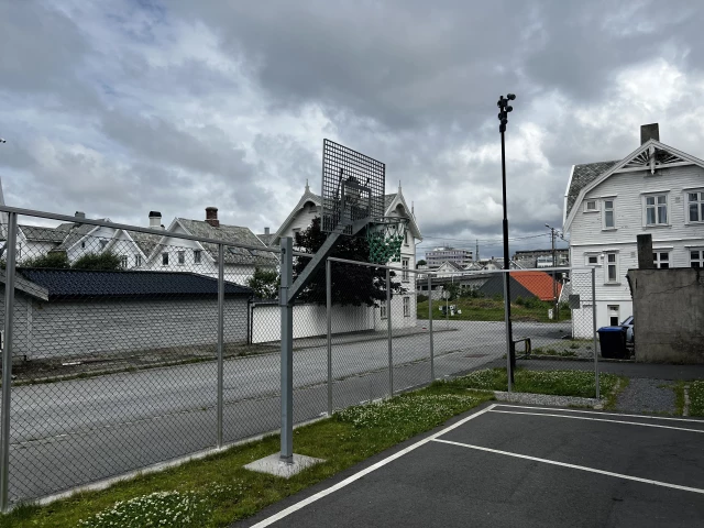 Profile of the basketball court Risøy Court, Haugesund, Norway