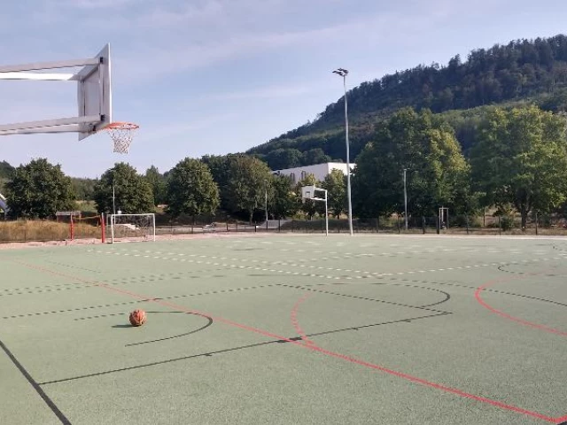 Profile of the basketball court Sportpark, Seebach, Germany