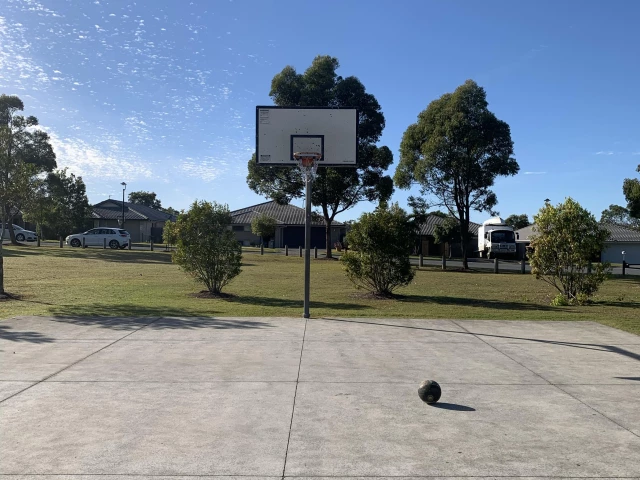 Profile of the basketball court Carnarvon Cout, Pimpama, Australia