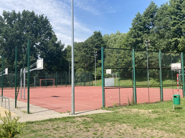 Profile of the basketball court Gdańska court, Żukowo, Poland
