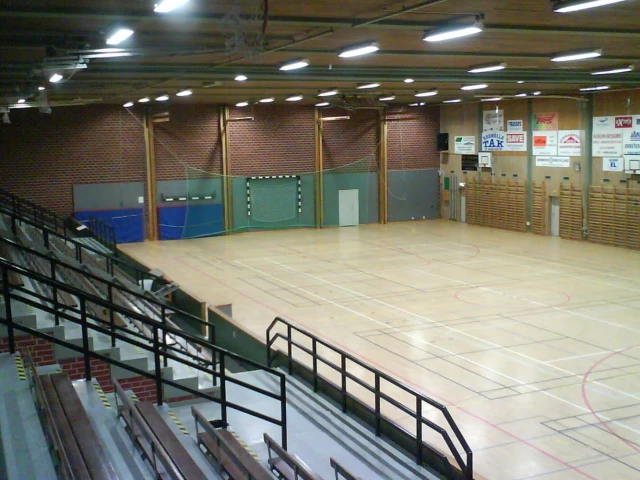 Profile of the basketball court Tianhallen, Bromölla, Sweden