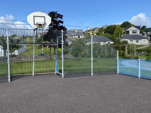 Profile of the basketball court Peace Park, Bantry, Ireland