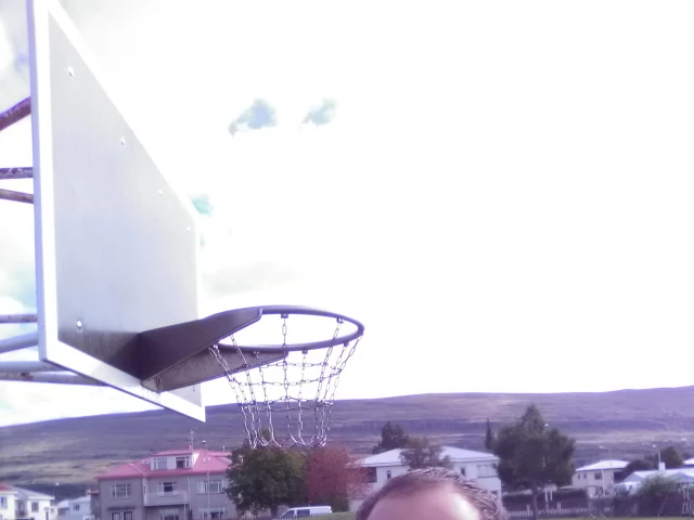 Profile of the basketball court Oddeyrarskóli, Akureyri, Iceland