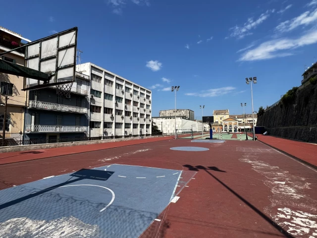 Profile of the basketball court Corfiot Gymnastics Club, Kerkira, Greece