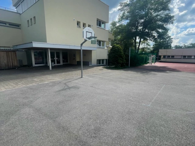 Profile of the basketball court Rubigen School, Rubigen, Switzerland