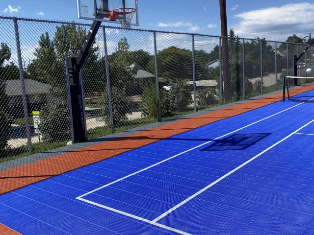 Profile of the basketball court Murdo, Murdo, SD, United States