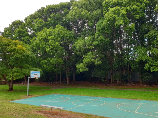 Profile of the basketball court Elders Memorial Park Court, Goonellabah, Australia