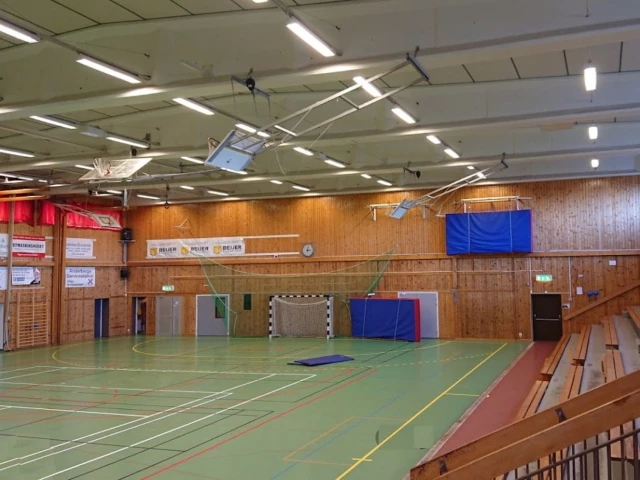 Profile of the basketball court Sånnahallen, Åhus, Sweden