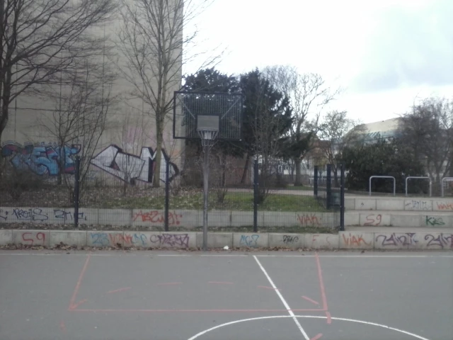 Profile of the basketball court Stadionbrücke, Hannover, Germany