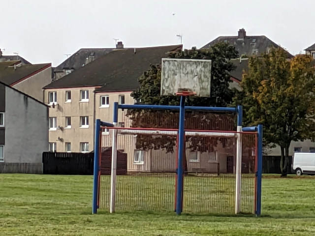 Profile of the basketball court Castle Douglas hoop, Castle Douglas, United Kingdom