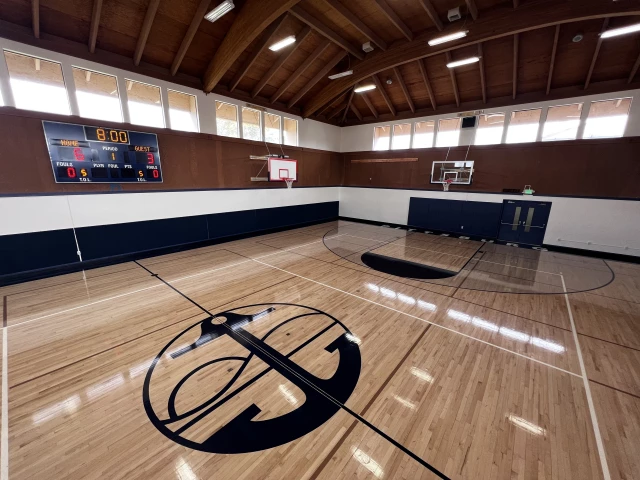 Profile of the basketball court Marina Community Center, Pittsburg, CA, United States