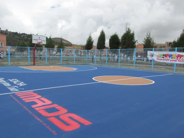 Profile of the basketball court Tibanica San Mateo, San Mateo (Soacha), Colombia