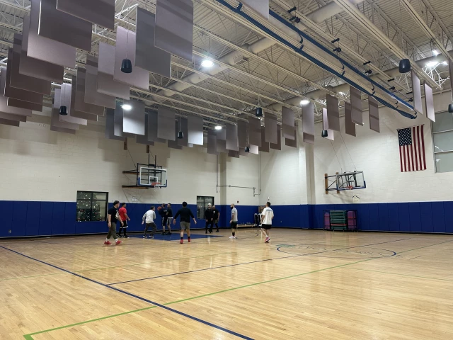 Profile of the basketball court Woodbridge Community Center, Fords, NJ, United States
