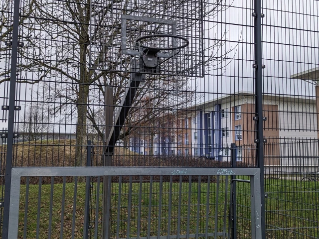 Profile of the basketball court Stenbjergparken, Sønderborg, Denmark
