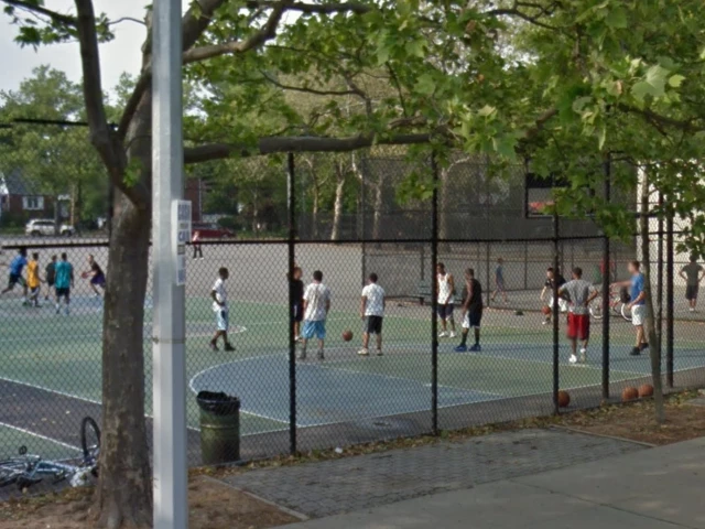 Profile of the basketball court Utopia Playground, Queens, NY, United States