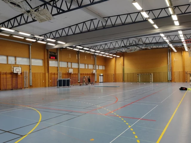Profile of the basketball court Högastenshallen, Helsingborg, Sweden