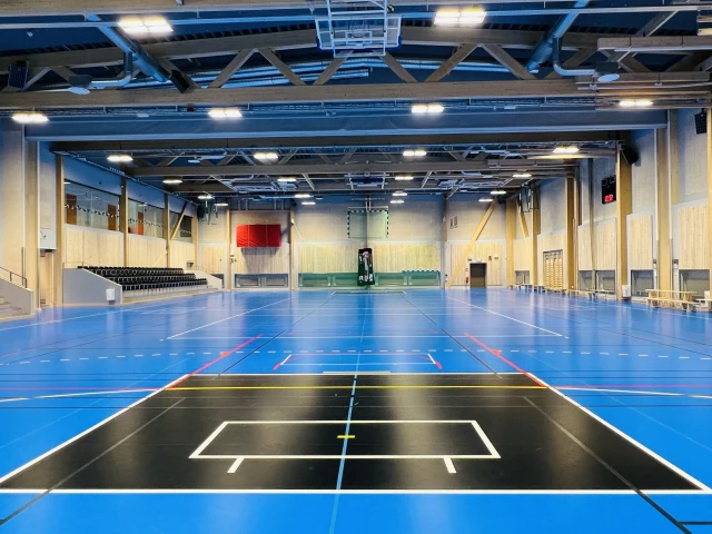 Profile of the basketball court Grantoftahallen, Gantofta, Sweden