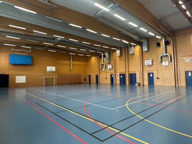Profile of the basketball court Mörarps skolans gymnastiksal, Mörarp, Sweden