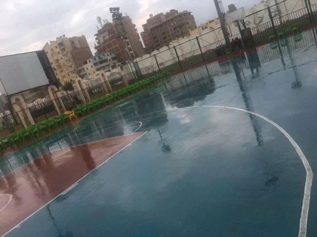 Profile of the basketball court نادي الرياضي, Banha, Egypt